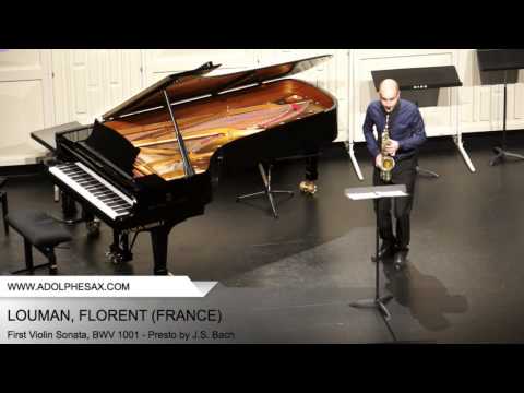 Dinant 2014 - Louman, Florent - First Violin Sonata, BWV 1001 - Presto by J.S. Bach