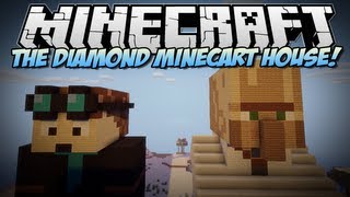 Minecraft | THE DIAMOND MINECART (& Trayaurus) HOUSE! | Build Showcase