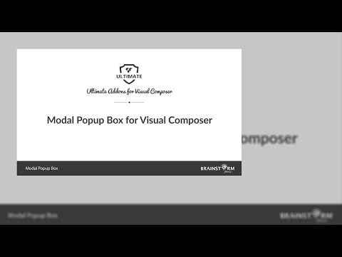 popup visual composer free