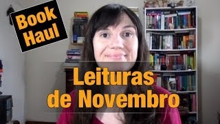 Concluindo: Leituras de Novembro & Book haul