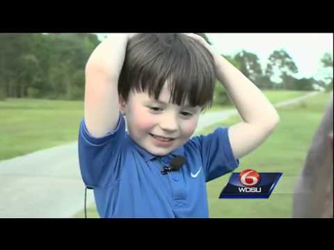 'Young golfer lighting up the links in Abita Springs' on ViewPure