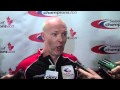 2011 Tim Hortons Brier - Draw 17 Media Scrum