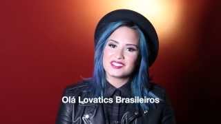 A Demi Lovato tem um recado para os fãs brasileiros!