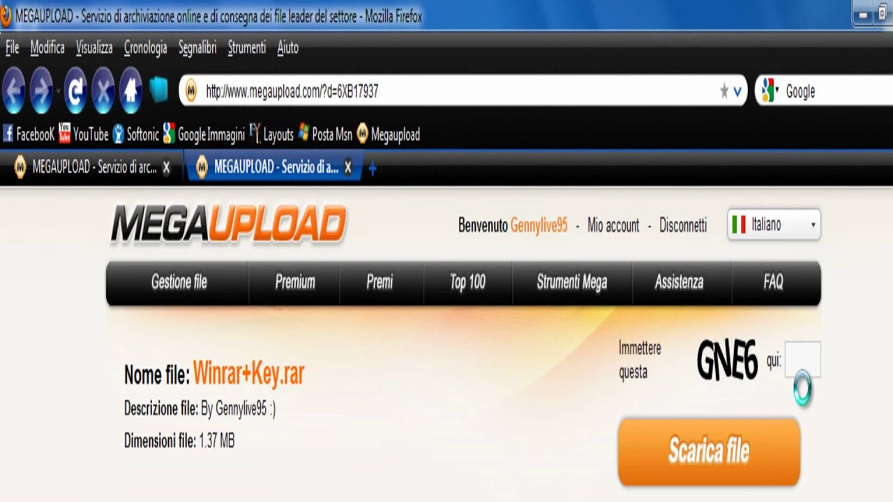 Come scaricare Winrar + Key - YouTube