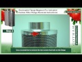 Carbon filters with reversible flange helps extend the life of the filter