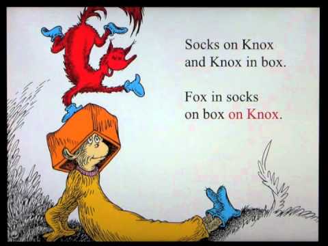 dr seuss books fox in socks