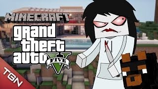 MINECRAFT: GRAND THEF AUTO V (El rescate de Chop) en GTA 5