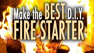 How to make the BEST Fire Starter. Super Simple!