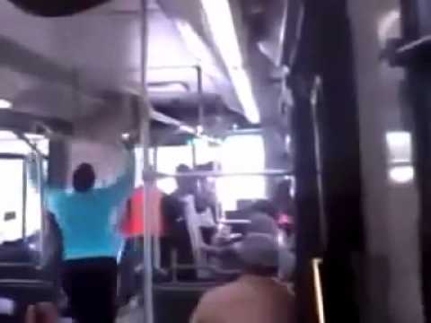 Cleveland Bus Driver Uppercuts Female Passenger - Full Video - YouTube