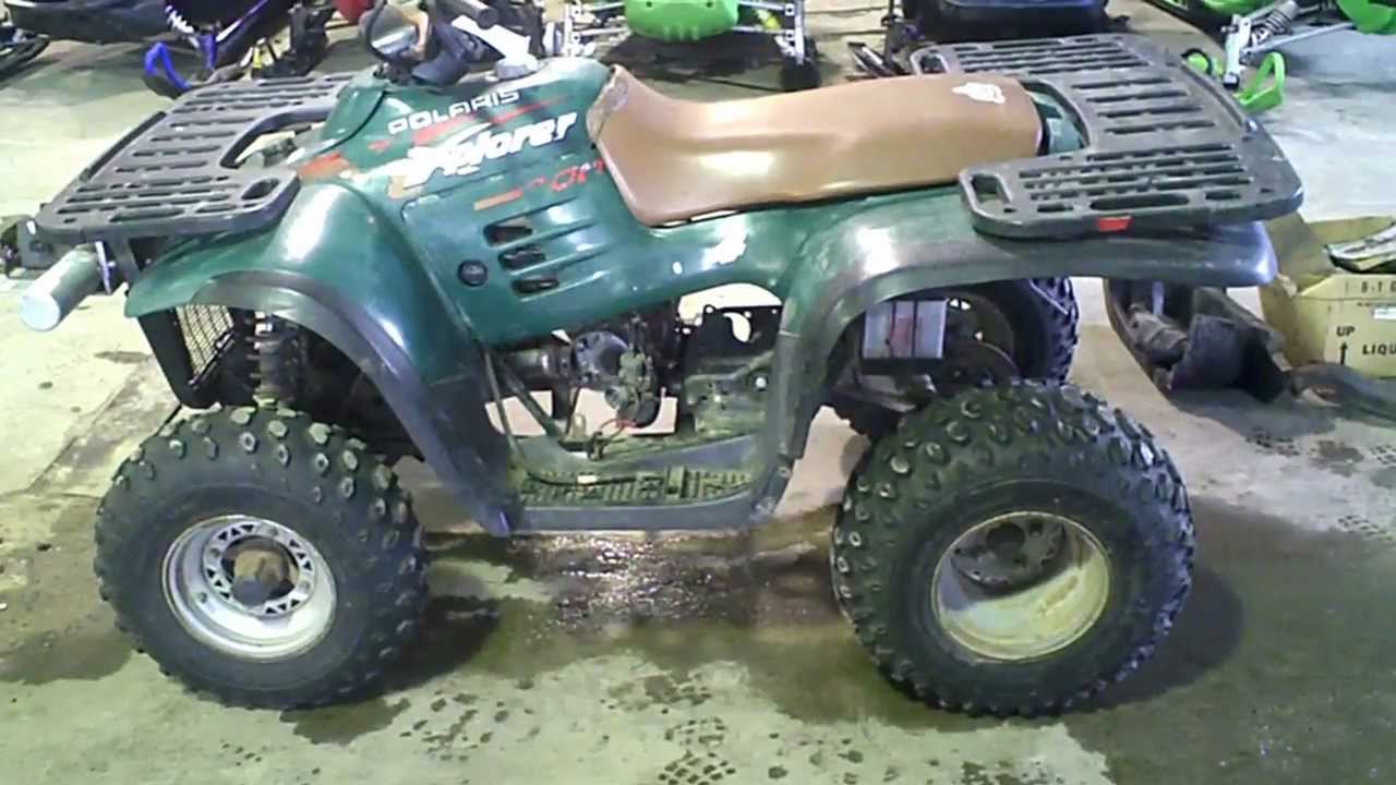 LOT 1466A 1996 Polaris Xplorer 300 4X4 ATV YouTube