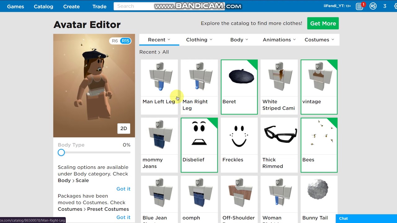 How To Get Thick Legs In Roblox