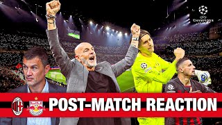 AC Milan v RB Salzburg post-match reactions | Champions League