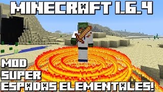 Minecraft 1.6.4 MOD SUPER ESPADAS ELEMENTALES!