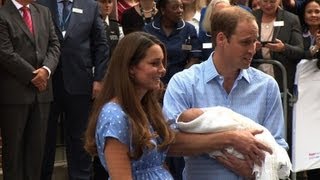 Kate et William présentent leur bébé