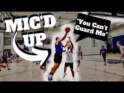 D3 College Basketball Player Mic'd Up On GAME DAY !