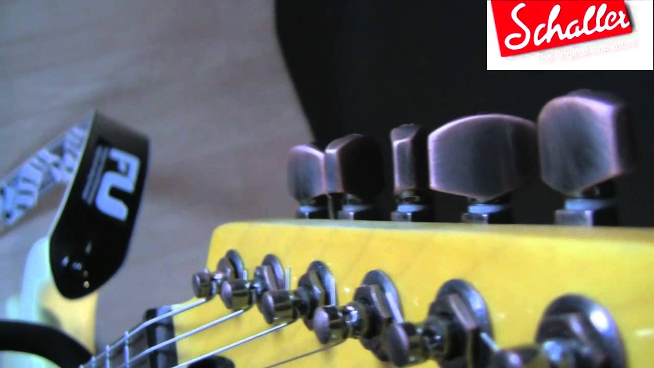 schaller M6 Locking Tuners (vintage copper) YouTube
