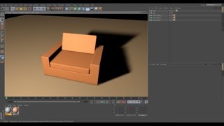 Как сделать кресло/How to make an armchair in Cinema4D