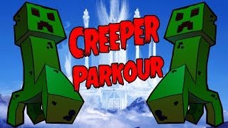 Паркур с Зелеными   Creeper Parkour Minecraft