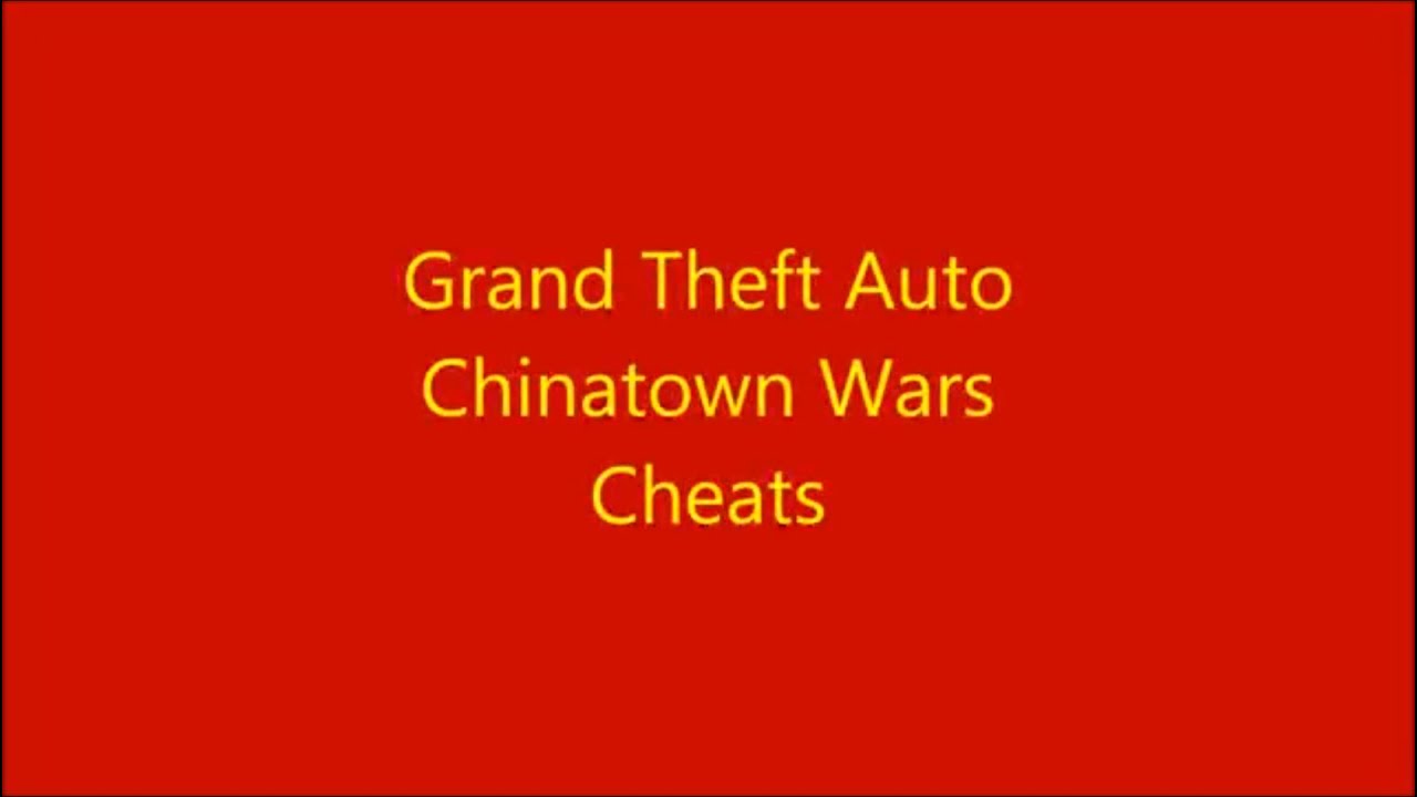 gta chinatown wars cheats android