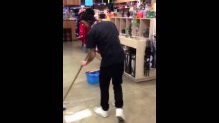 Mopping moonwalk feat. Mc woody