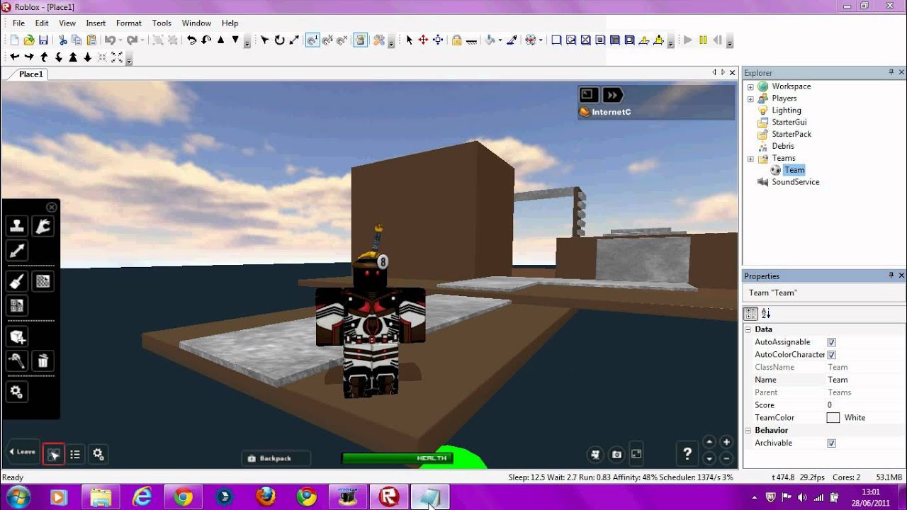how to make teams in roblox studio 2018