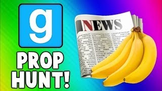 Gmod Prop Hunt Funny Moments - Fruit Torture, Good NEWS, Killer Toilet! (Garry's Mod)