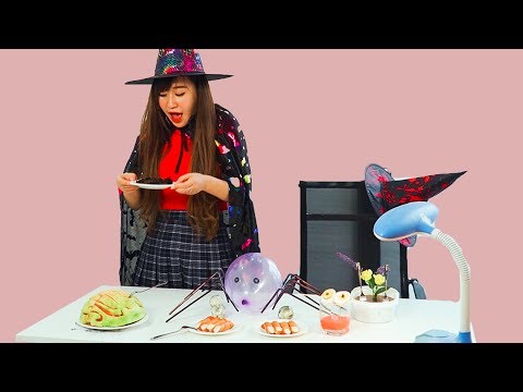 FUNNY DIY HALLOWEEN PRANK WARS! DIY Halloween Food Hacks Pranks | Halloween Recipes and Decorations
