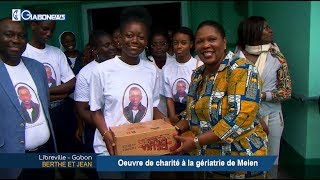 GABON / BERTHE ET JEAN : Oeuvre de charité à la gériatrie de Melen
