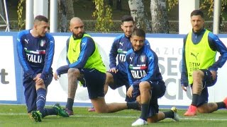 Italia-Germania, gli Azzurri si allenano a Milanello