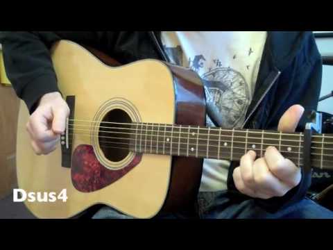 how to play raise a hallelujah on guitar