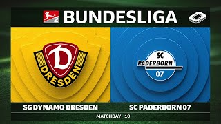 SG Dynamo Dresden vs. SC Paderborn 07 | Matchday 10 — Bundesliga 2 2025/26