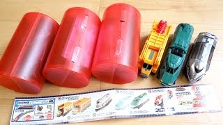 ガシャポン トッキュウレッシャー本格始動！01弾 全6種 まずは3回でメタリックVerを狙う！レビュー シールド カーキャリアー レッドレッシャー トッキュウジャー