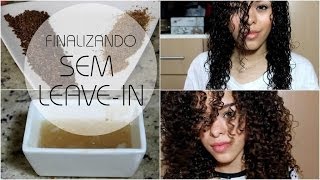 Finalização sem Creme - Gel de linhaça e Óleo por Rayza Nicácio