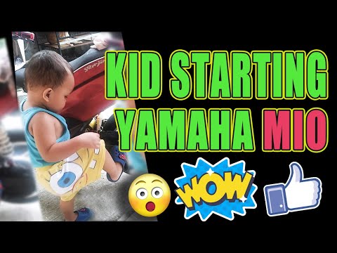 Kid Trying to Ride Motorcycle - Rances Funny Kid Video