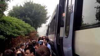 Fire on Train to London (Sidcup to London Bridge) (raw) - Video 2 of 6