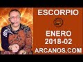 Video Horscopo Semanal ESCORPIO  del 7 al 13 Enero 2018 (Semana 2018-02) (Lectura del Tarot)