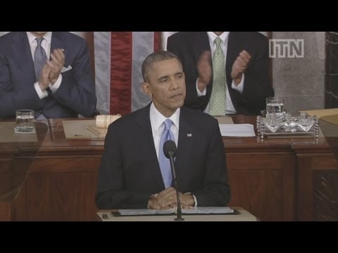 Watch the highlights: http://bit.ly/L8n3Fg
US President Barack Obama delivers his State of the Union address in which he said he would veto any bill to increase sanctions against Iran and confirmed that US soldiers would be out of Afghanistan by the end of 2014. Report by Ashley Fudge.