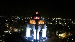 Meteoro en la Ciudad de México 30 de enero 2014 7:09pm