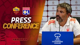 🟨? LIVE🟥?? LA CONFERENZA STAMPA DI SPUGNA E SAKI KUMAGAI IN VISTA DI ROMA-LYON DI #UWCL