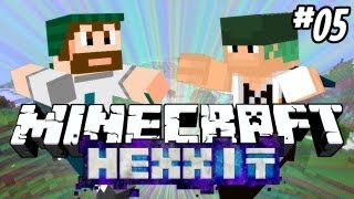 Ep. 05 - Minecraft Hexxit com Leon e Monark.