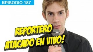 Reportero atacado en Vivo l whatdafaqshow.com