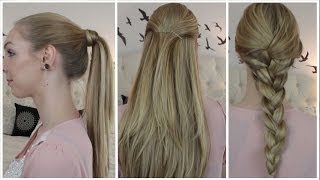 3 Coiffures Basics avec Extensions