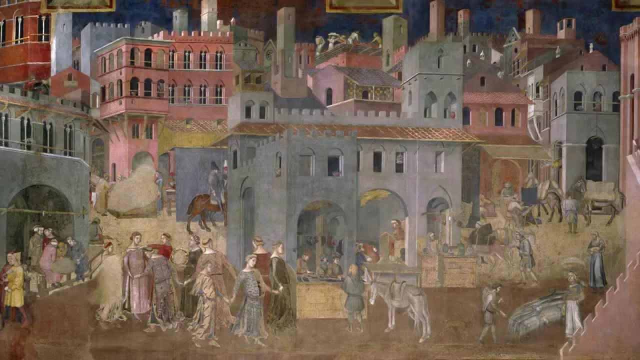 Lorenzetti, Allegory of Good Government and the Effects of Good and Bad