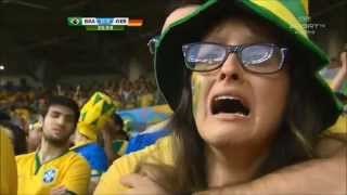 Reaction of Brazil Fans in World Cup 2014 loss - Sound of Silence