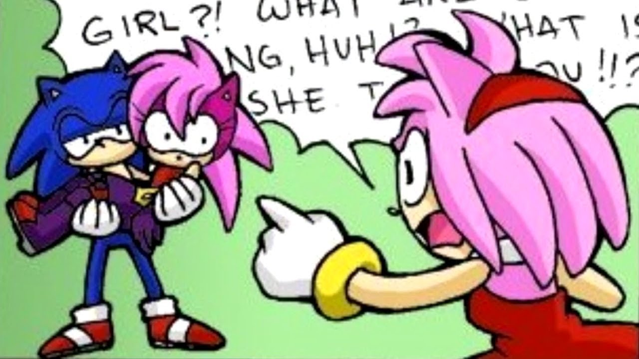 Sonic caught cheating on amy rose!?! 