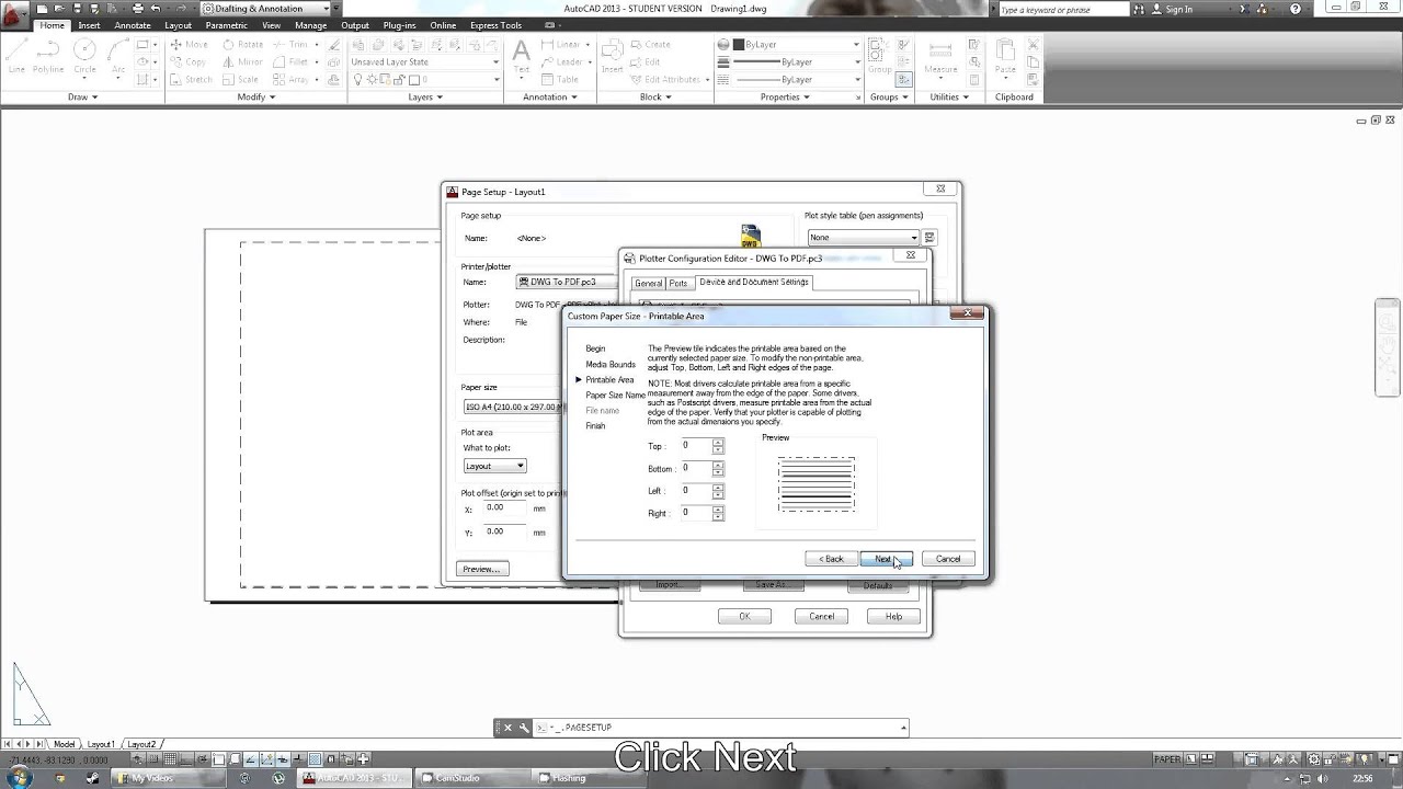 Layout Manager Autocad 2013 | autocad 2013 tutorial set custom page size youtube Layout Manager Autocad 2013 | autocad 2013 tutorial set custom page size youtube