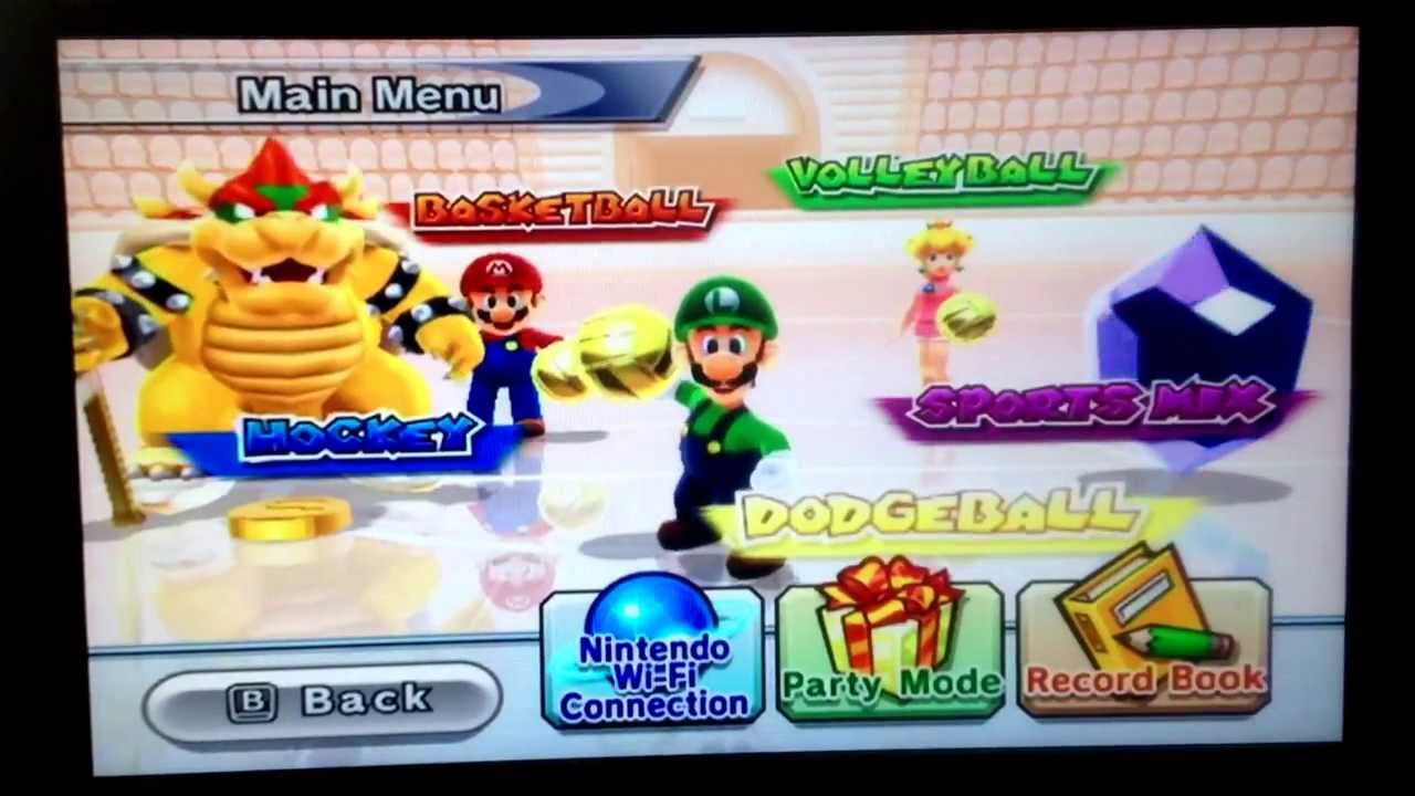 Mario sports mix cheat for wii - YouTube