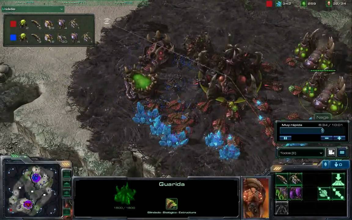 StarCraft 2 Zerg Rush