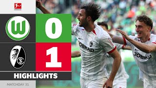 Freiburg On Champions-League Course! | VFL WOLFSBURG — SC FREIBURG | Highlights | MD 31 – BL