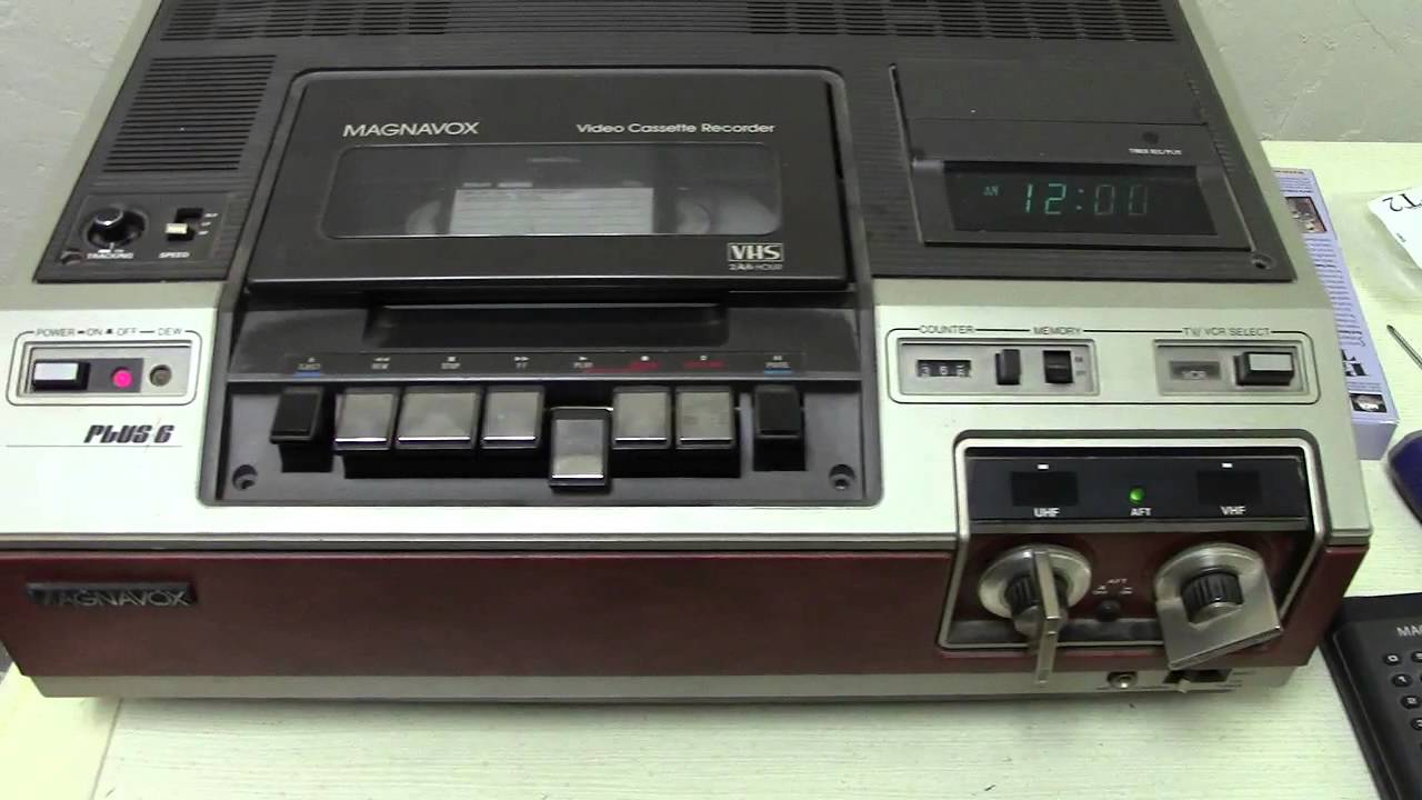 1980 Magnavox VCR Reassembled YouTube